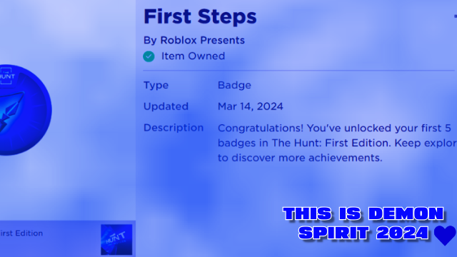 RblxDom's tweet photo. first step badge hunt... 😈 https://t.co/SZLlI6N70S