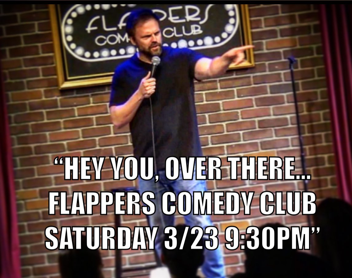 This Saturday 9:30 <a href="/FlappersComedy/">Flappers Comedy Club</a> 
Tix: flapperscomedy.com/shows/supersta…