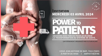 Future4care's tweet photo. ⚡️Participez à notre prochain #PowertoPatients
Unissons nos forces pour accélérer la transformation du système de santé !
#Future4Care #patient #patients #hcsmeufr #santé #patientcentric #patientengagement #patientexperience
🚨Places limitées 
➡️https://t.co/2pJfRkgNvu https://t.co/pIuvRyhoue