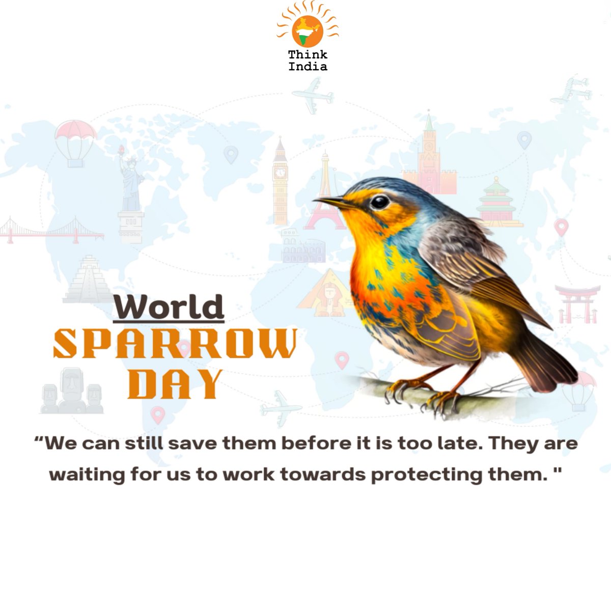 TINLUJAA's tweet photo. 🌍🐦 Celebrating the little guardians of our ecosystem on World Sparrow Day! 🐦🌍 Let's take a moment to cherish these tiny creatures that bring joy to our lives and remind us of the beauty of nature. As we mark this special day, let's pledge to protect and preserve their habitat https://t.co/z58vgZLIbo