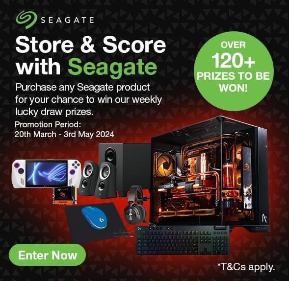 STORE &amp; SCORE with #Seagate!
Purchase any Seagate product for your chance to win our weekly lucky draw prizes, including an ultimate FireCuda 540 Gaming PC. Participate Now seagate.com/in/en/promos/s…