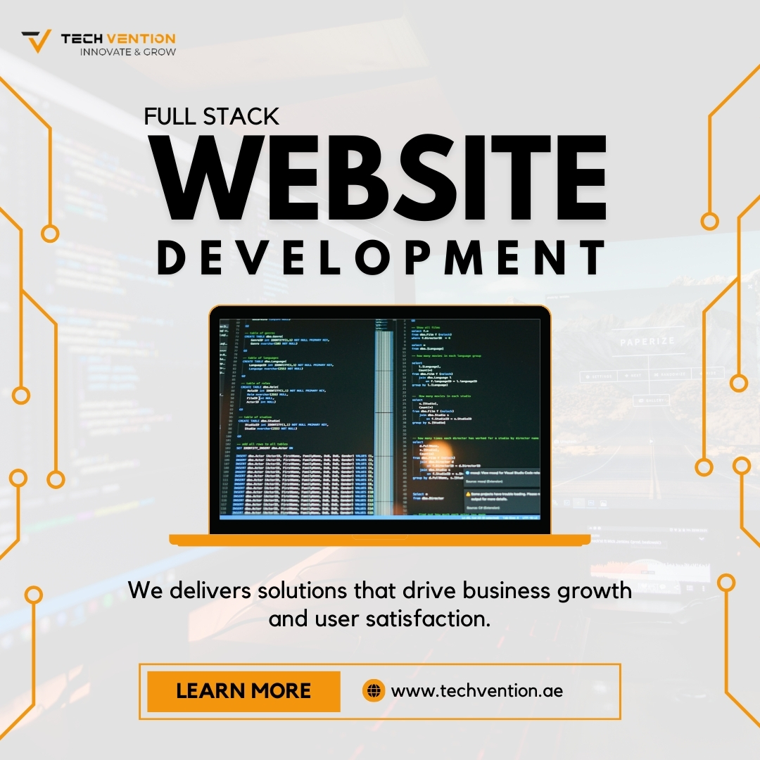 Techvention_ae's tweet image. We stands ready to turn ideas into reality with our comprehensive web app development services.

#techvention #webdevelopment