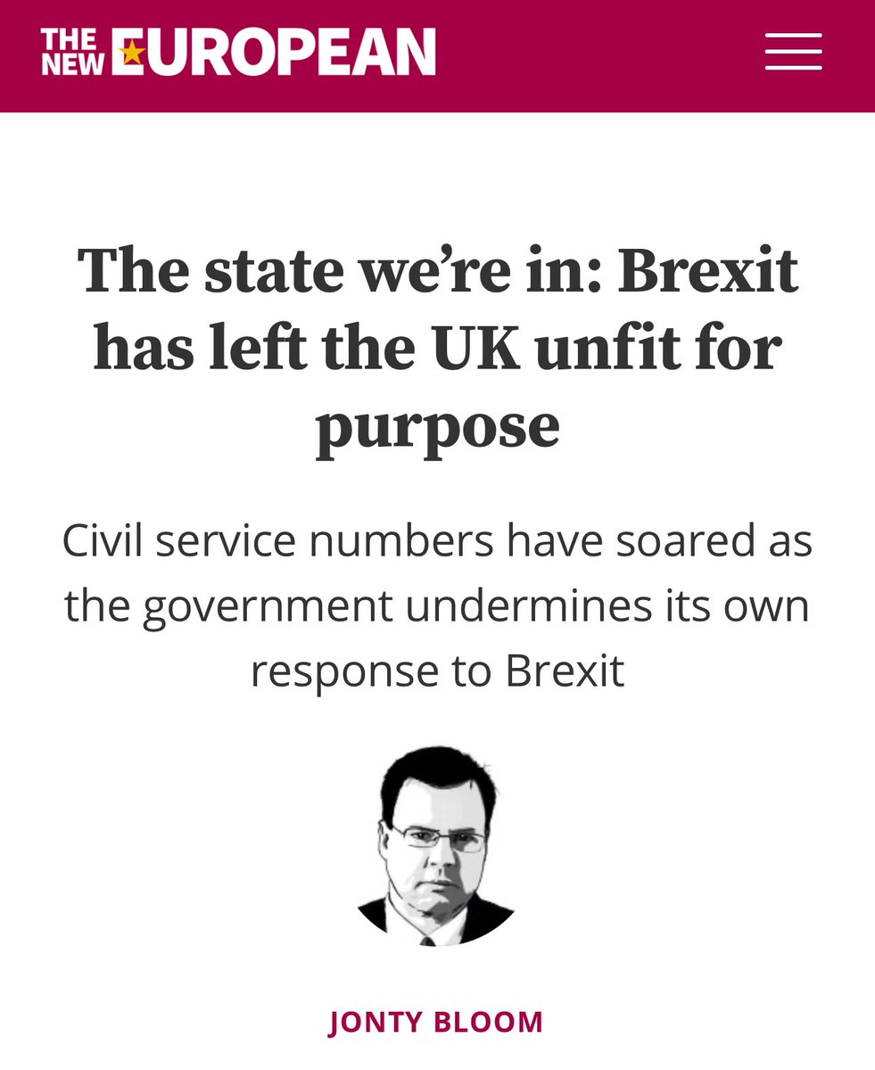 😢 Lost trade, lost business, lost growth, lost opportunities.

😢 Brexit has disrupted our people and businesses.

😭But the damage done to our state’s ability to function is harder to spot. In the last week, two separate reports have cast a spotlight on this.

<a href="/JontyBloombiz/">Jonty Bloom</a> is