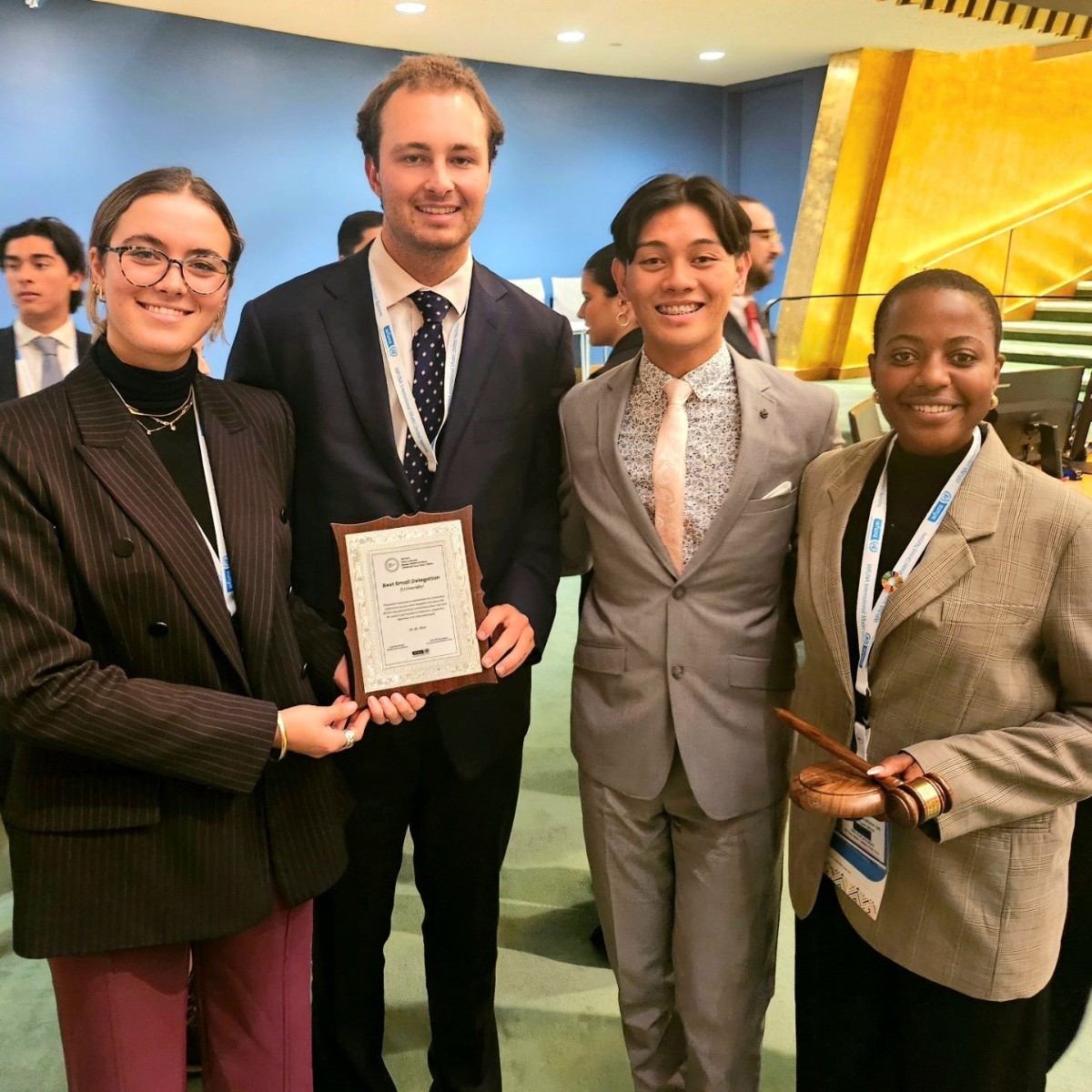 Well done to Bond’s Model UN delegation during WIMUN 2024! Two Bondies earned prestigious Diplomacy Awards, with Bond's team winning Best Small Delegation for their exceptional dedication, preparation and collaborative spirit. Congrats, Bondies! 🏆🌍