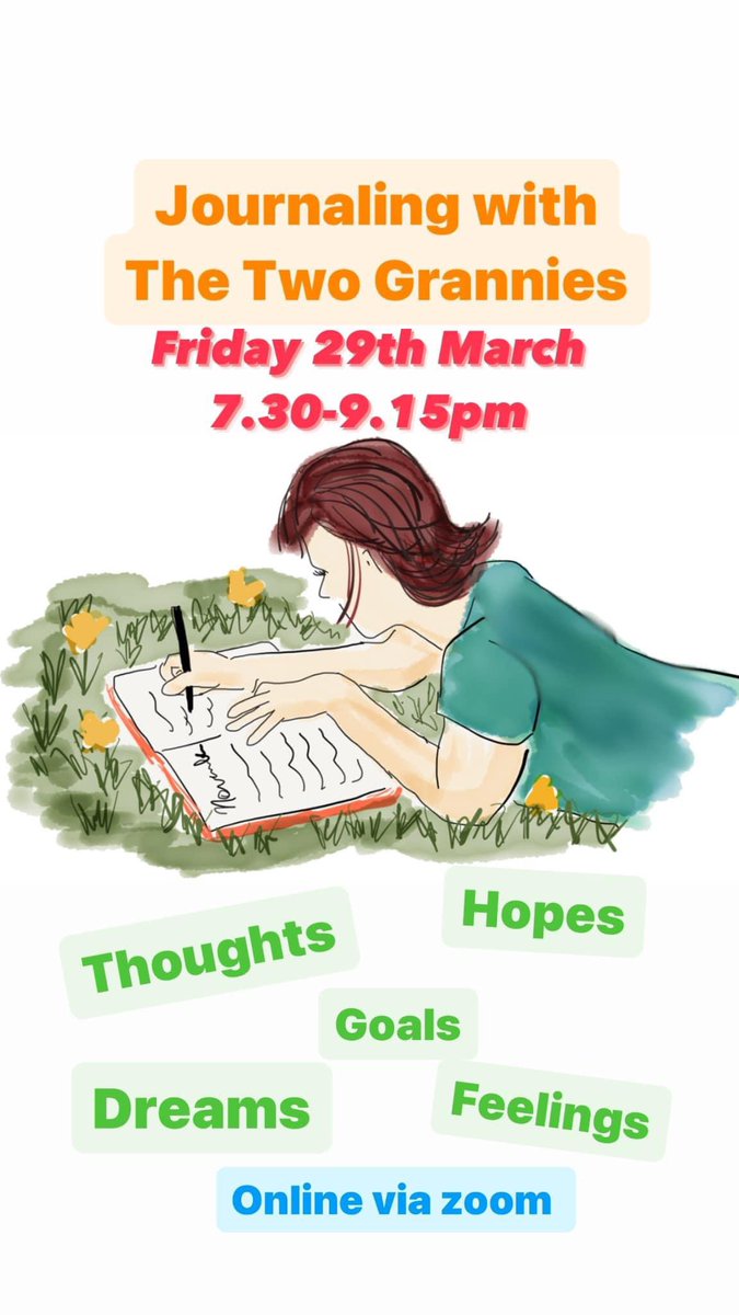 Journaling workshop for the grown-ups this Good Friday. DM for more info. All online via zoom. An opportunity for you to start your journaling journey. Good fun guaranteed. #journal #journaling #selfcare
