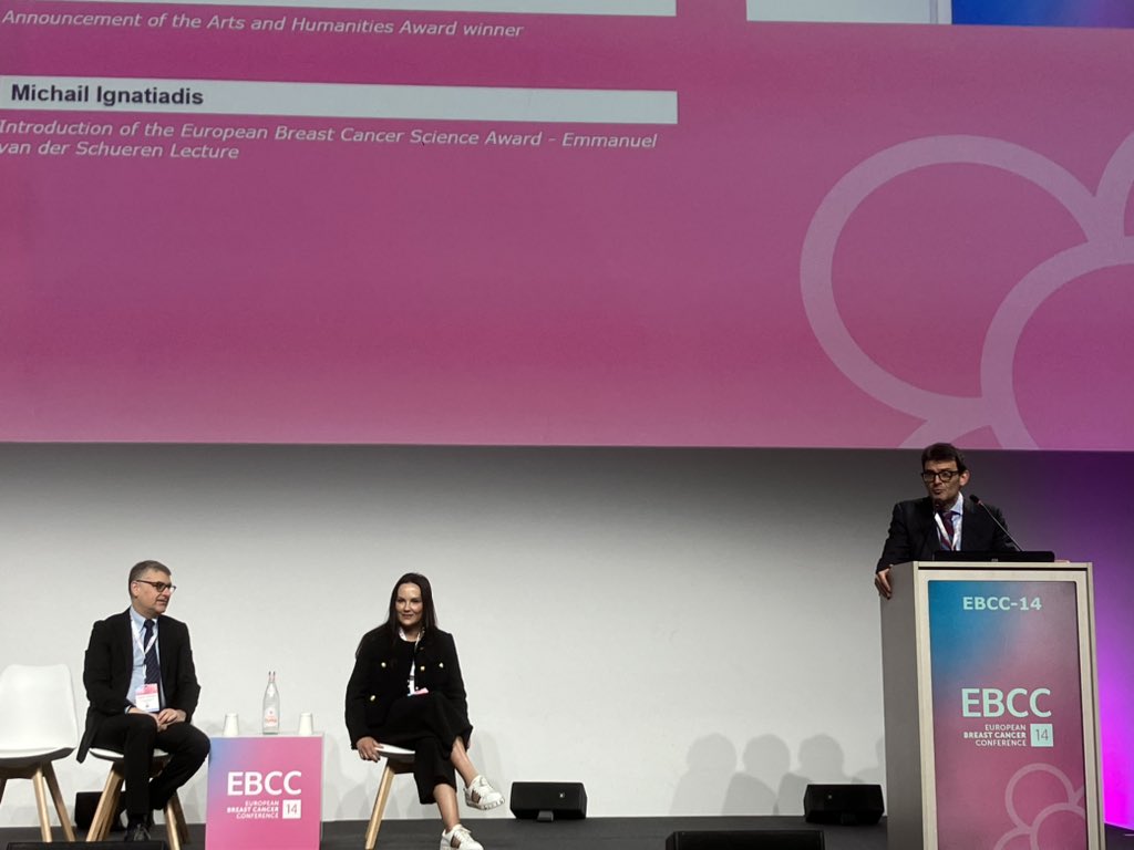 A beautiful morning in Milan & a warm welcome from #EBCC14 chairs‼️ @MIgnatiadis @FioriPoulakaki & @curijoey 🇧🇪🇬🇷🇮🇹 @TanjaSpanic @Icro_Meattini @matteolambe @aftimosp @lab_kok @itrisabel @io_zerdes @Ottavia @to_be_elizabeth @CarolineDrukker @EORTC_BCG @EORTC_QLG @breasteuropean…