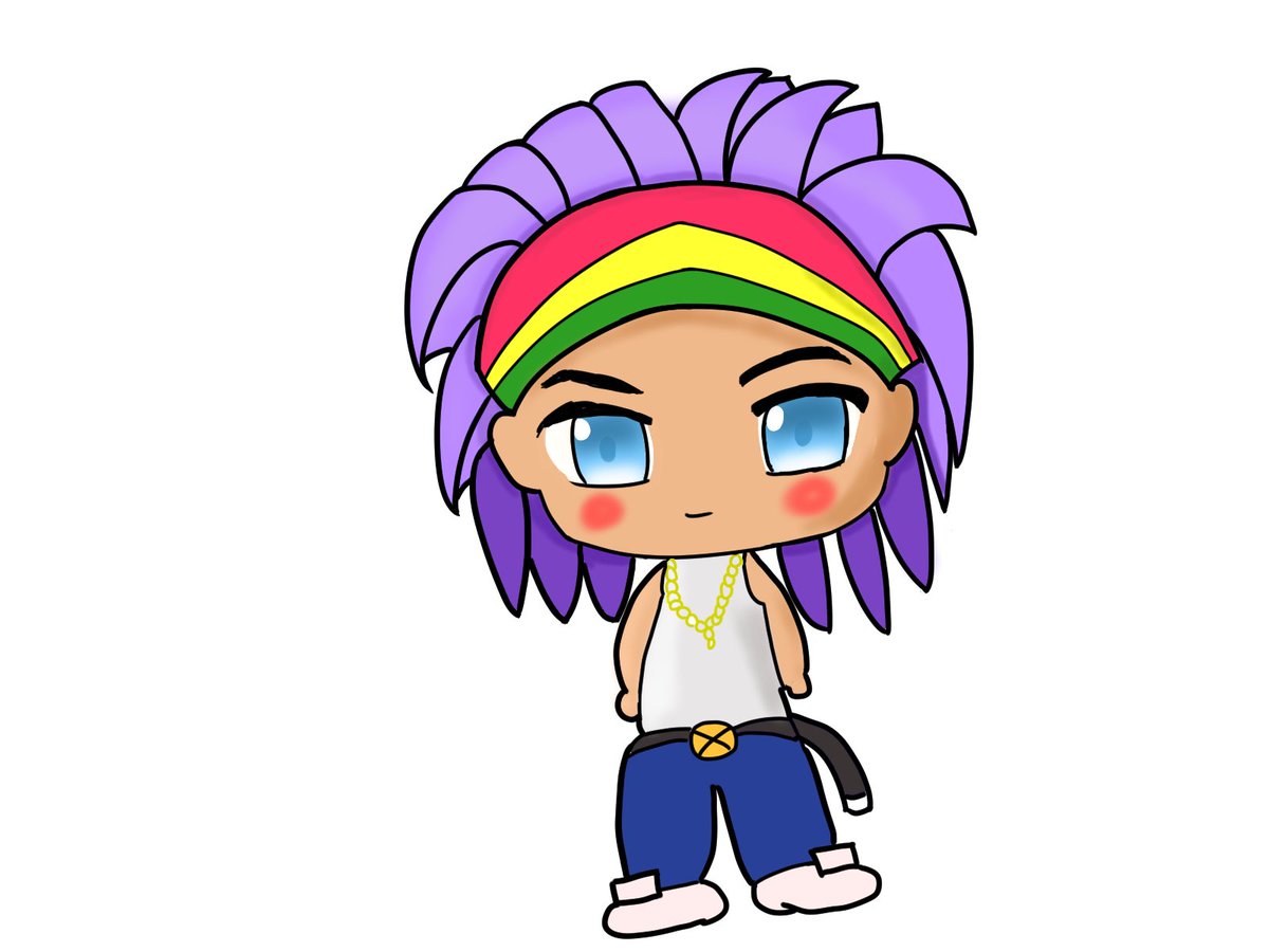 個性的なキャラを描いたつもりないけど、
自分のフツーはこんなん。

#イラスト好きさんと繋がりたい 
＃ミニキャラ
#イラスト練習