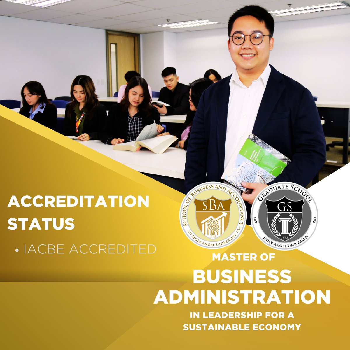 Tackles challenges in the sustainability agenda where students get to have courses that expose them in areas of business groundwork and interpersonal abilities.

#HAUBestMomentsHere
#Angelites