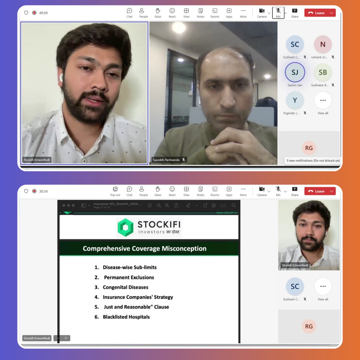 VehantTechnolo1's tweet photo. Thrilled to have hosted Abhijit Chokshi, founder of @stockifi_Invest as our distinguished AGAM Session speaker!
Topic : Personal Finance - Insurance 101
#vehant #insurance #agam #security #Finance #StockMarket https://t.co/bZGuyYpDJV