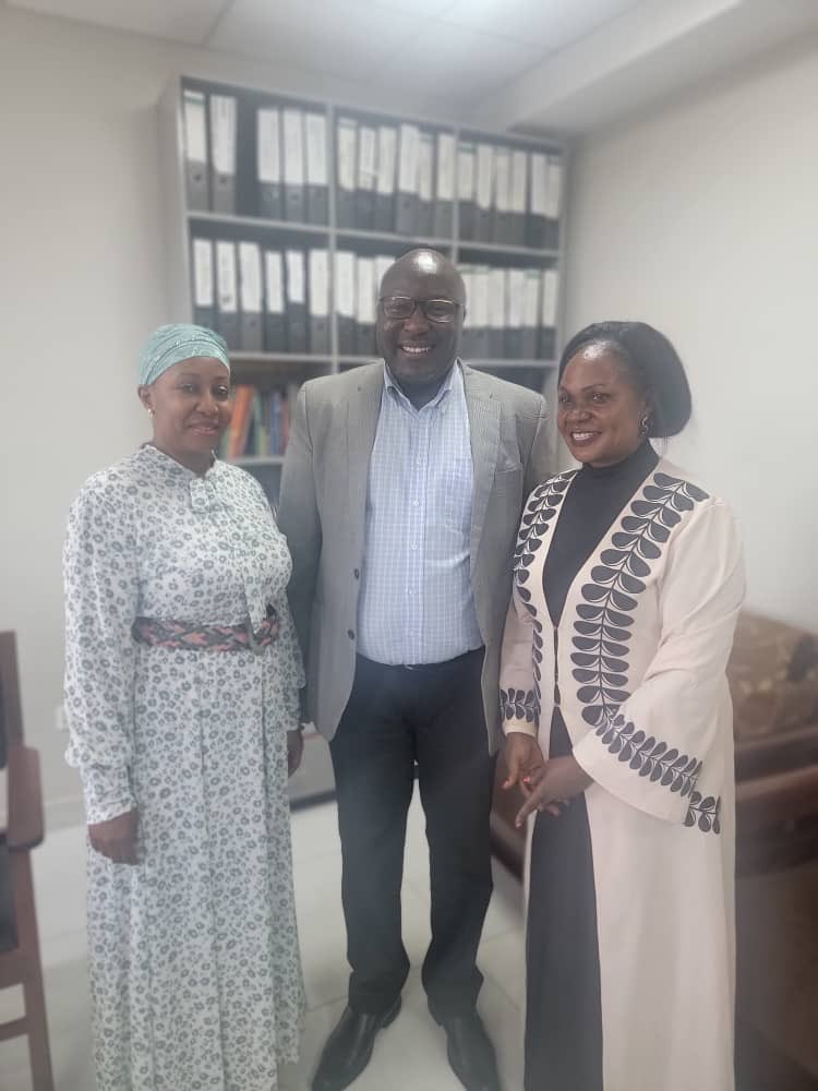 Ms. Josephine Namubiru outgoing College Registrar handed over office Dr. Alfred Tingo as the new College Registrar. The Principal - Assoc. Professor Ronald Naluwairo, Deputy Principal - Dr. Zahara Nampewo and Exam Officer - Ms. Ednah Kasirye witnessed the handover.