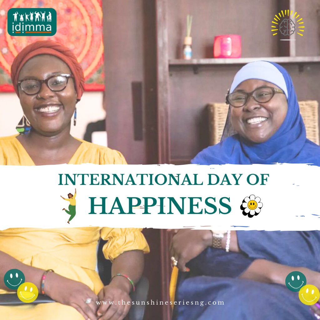 On this #InternationalDayOfHappiness , let's unite in creating a world filled with laughter, love, and shared moments of joy. 

#HappinessDay 
#HappinessTogether 
#UnityInJoy 
#GlobalHappiness 
#thesunshineseries