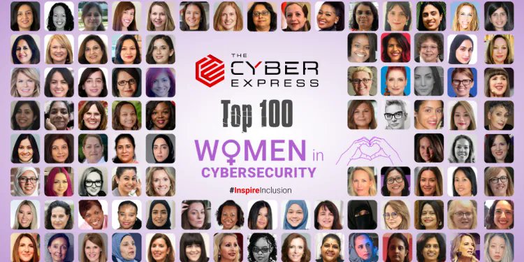 Thank you @TheCyberExpress for including me in Top 100 Women in Cybersecurity! thecyberexpress.com/top-100-women-… #womenincybersecurity #womenincyber #cybersecuritywomen #cybersecwomen #cybersecurity