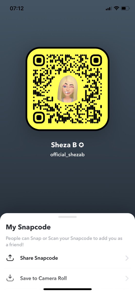Official_ShezaB's tweet image. Add me 😂😊 #SnapChat #snapcode