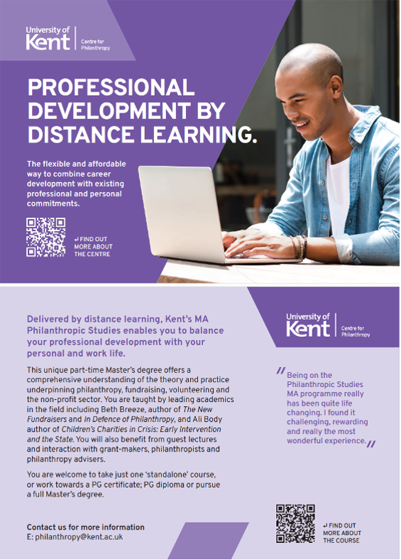 Work anywhere in the world in #philanthropy #fundraising #nonprofit role? Always wanted a Masters degree? Can't pause your job or personal life so need to study online? Want support from very friendly experts who've already guided 100s to graduation?  We'd love to hear from you!