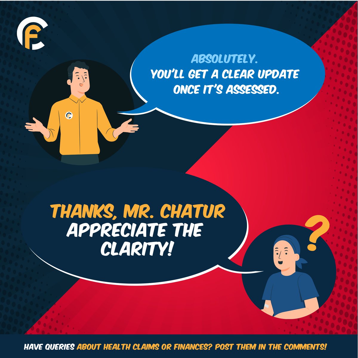 ClaimFriendy's tweet photo. Curious about how we assess your health claim? We've got you covered! π©Ί
#ClaimAssessment #HealthcareMagic #UncoverTheProcess #EngageWithUs
Stay connected with us:
π§ info@claimfriendy.com
π» https://t.co/opNLlWAMbt
π 9810682010 https://t.co/UKRN18A9wj