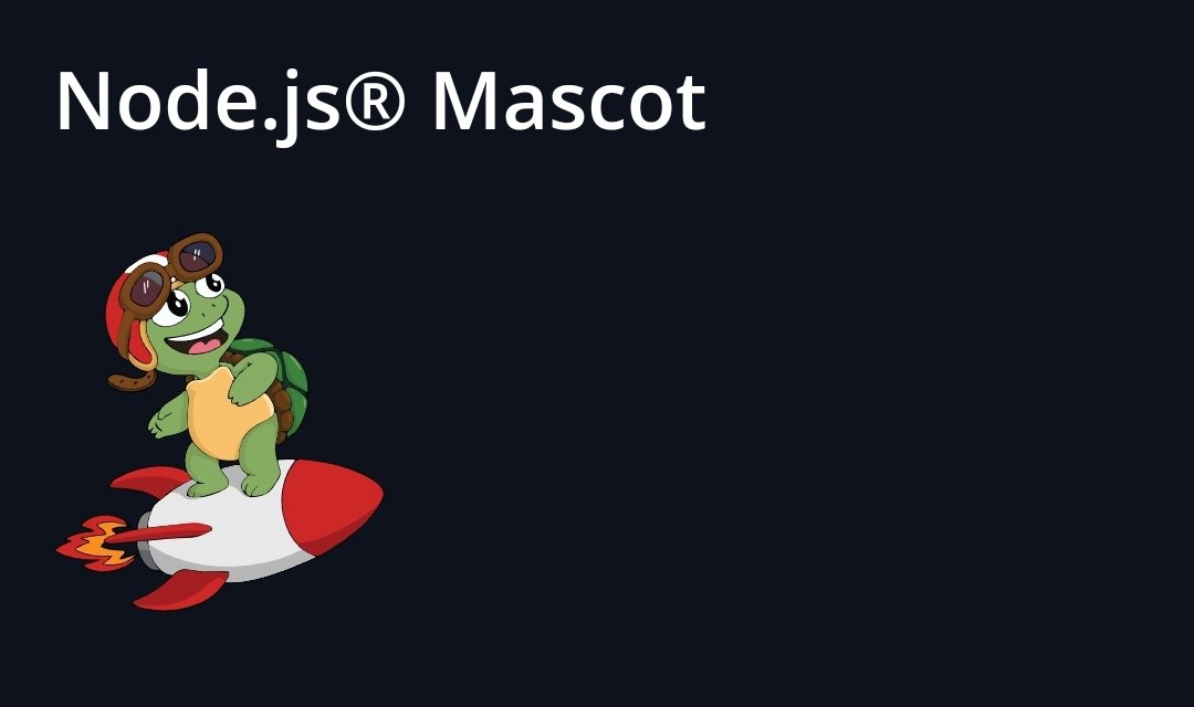 So, Franklin is now the official @nodejs mascot? 👀 🐢