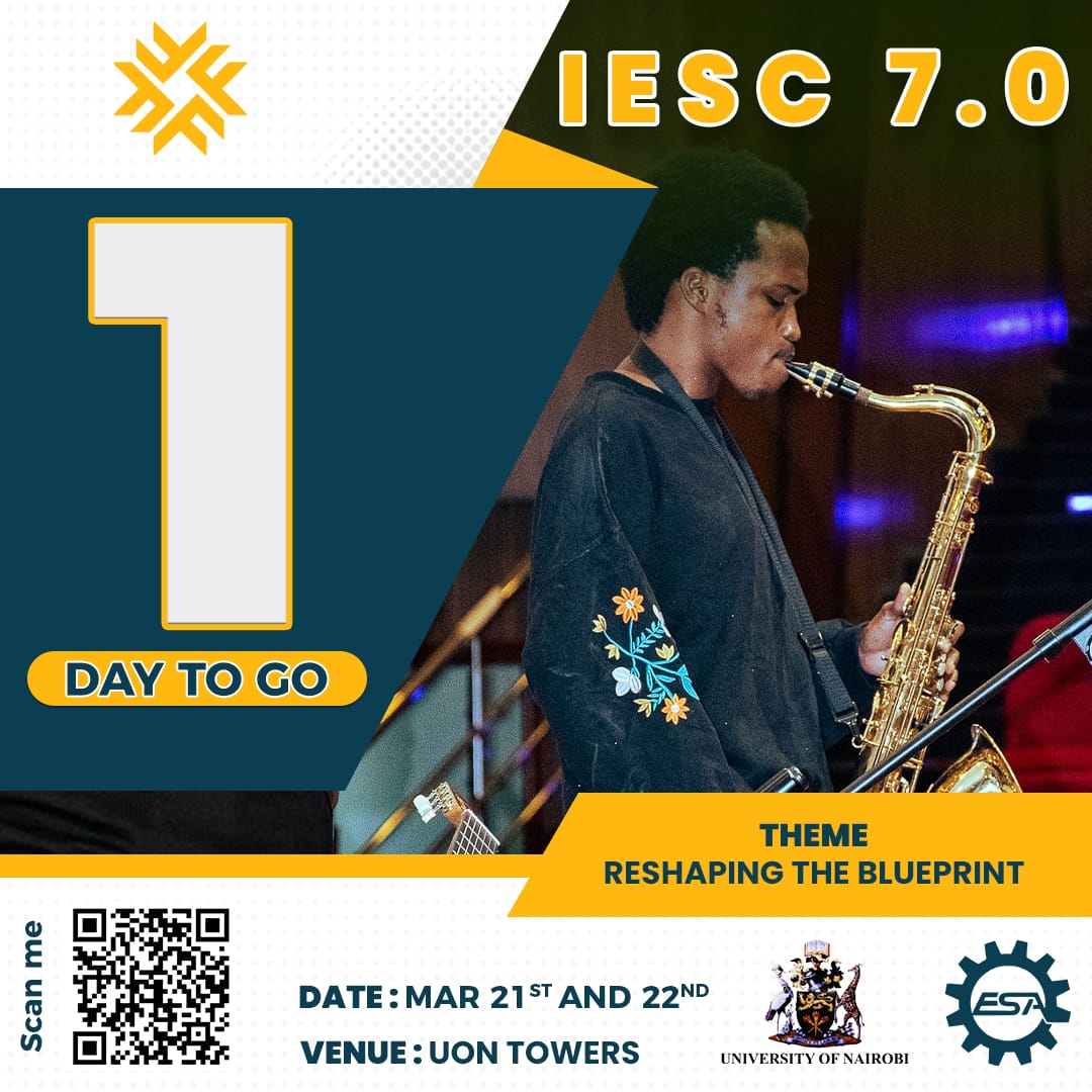 T minus 1. #TwendeIESC7.0 #ProudlyESA