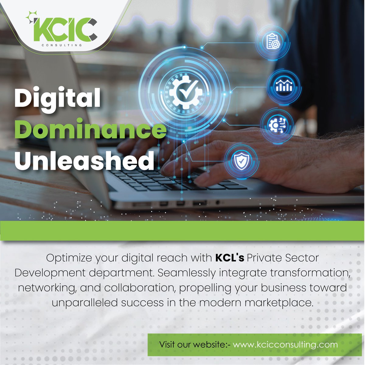 Dive into the future of digital transformation! 🌐 Join us at KCL as we harness innovation, network with industry leaders, and collaborate for success! 💼💡 Explore our impactful projects and conquer the digital landscape together! #DigitalInfluence #CollaborationSuccess