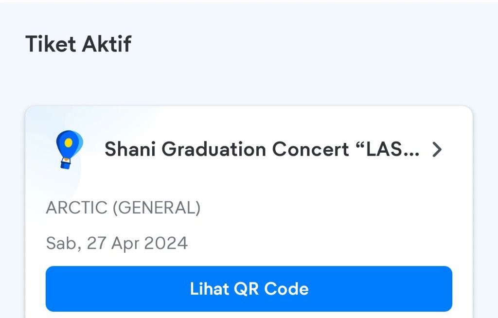 WTS Tiket Shani Graduation Concert "Last Voyage" JKT48

▫️Atlantic : 2.675.000 (2 Tix)
▫️Carribean : 465.000 (3 Tix)
▫️Indian : 1.625.000

✅Ada Group Chat!
✅Trusted &amp; Diurus
✅INCLUDE SURAT!

#wtb #wts #zonajajan #zonauang #zonaba #jkt48 #LastVoyage #ShaniJKT48 #ShaniGraduation
