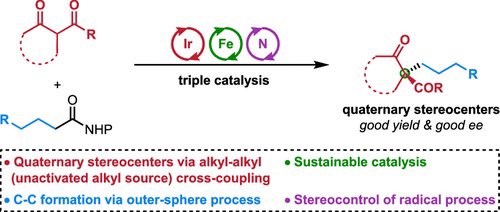 Enantioselective Construction of Quaternary Stereocenters via Cooperative Photoredox/Fe/Chiral Primary Amine Triple Catalysis

@J_A_C_S #Chemistry #Chemed #Science #TechnologyNews #news #technology #AcademicTwitter #AcademicChatter 

pubs.acs.org/doi/10.1021/ja…