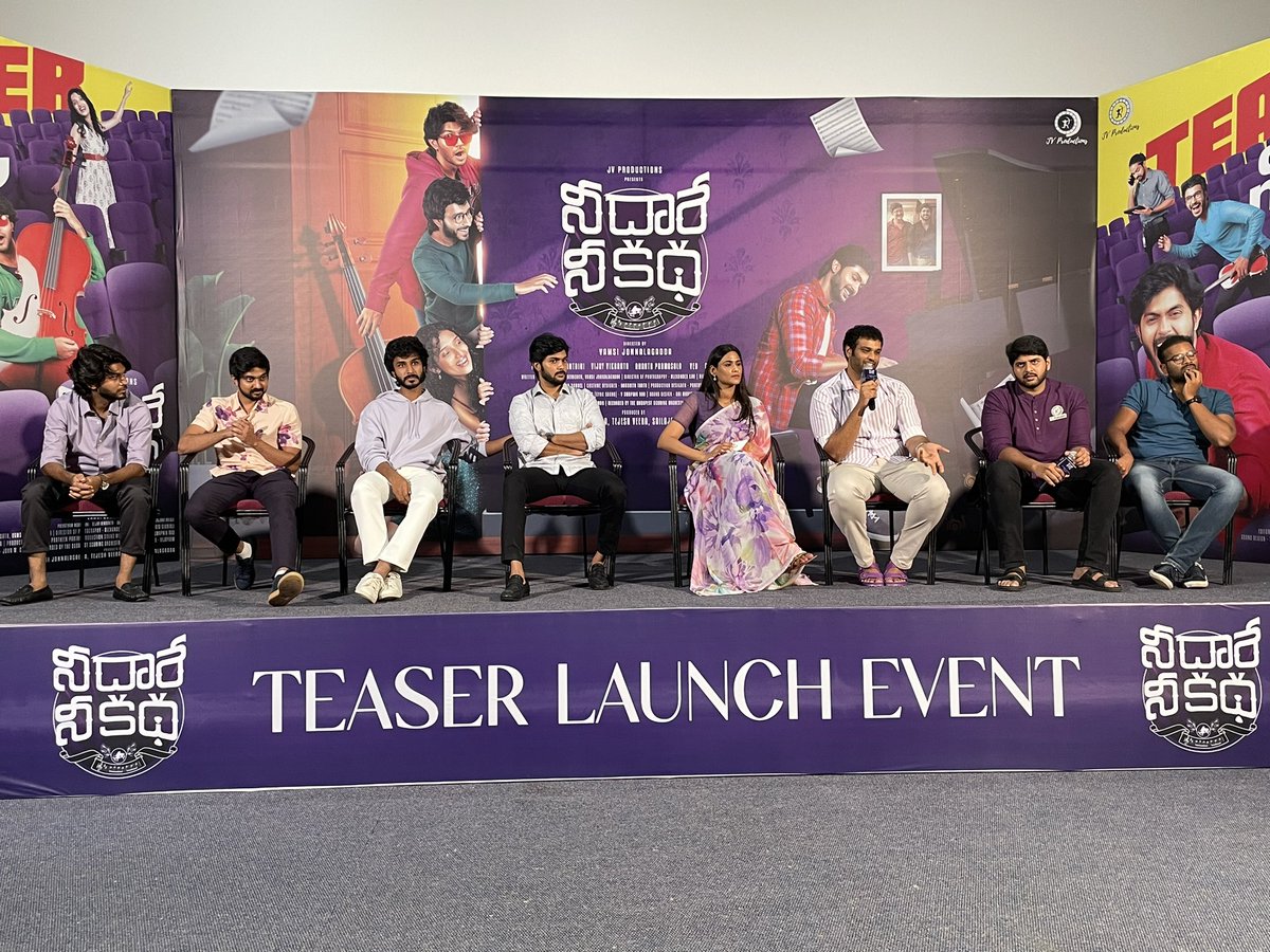 JVProductionsIn's tweet photo. The teaser was well received by the press and media. You'll enjoy it too. 

#NeeDhaareyNeeKatha teaser releasing  today at 6pm 🎹🎺🎶

#NDNK #NDNKTeaser https://t.co/34jsa8cKfs
