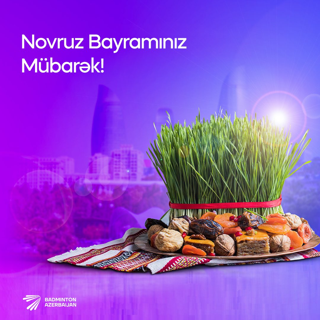 Novruz bayramınızı təbrik edir, baharın gəlişi ilə xoşbəxtlik, ümid və sevgi dolu bir həyat arzulayırıq. 

Bayramınız mübarək! ✨🌸

#badmintonazerbaijan #novruzbayrami