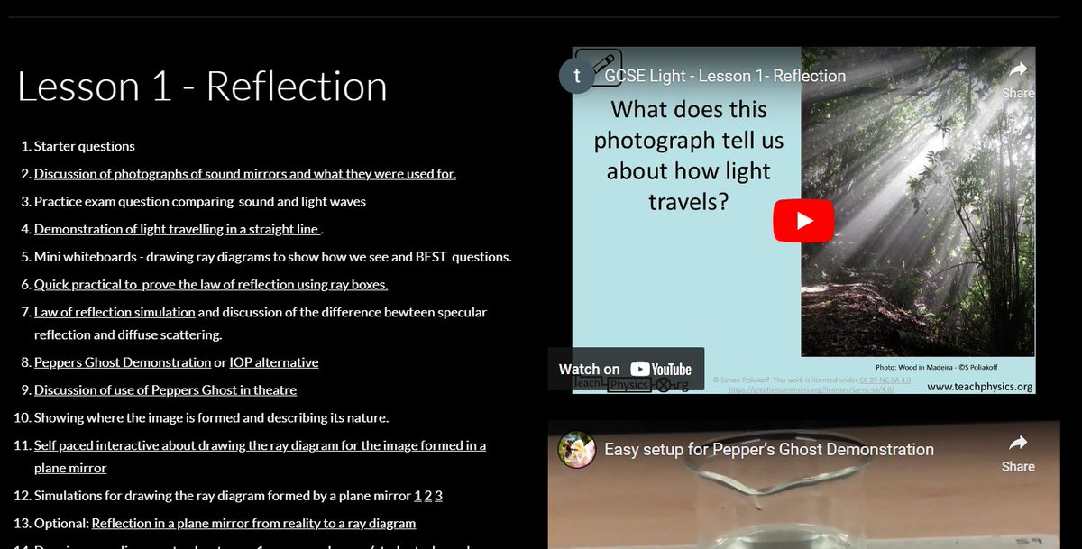 GCSE Physics teachers. A new Creative Commons SoW for Light has been created by Simon Poliakoff. It is very good 🙂
teachphysics.org/home/gcse-light