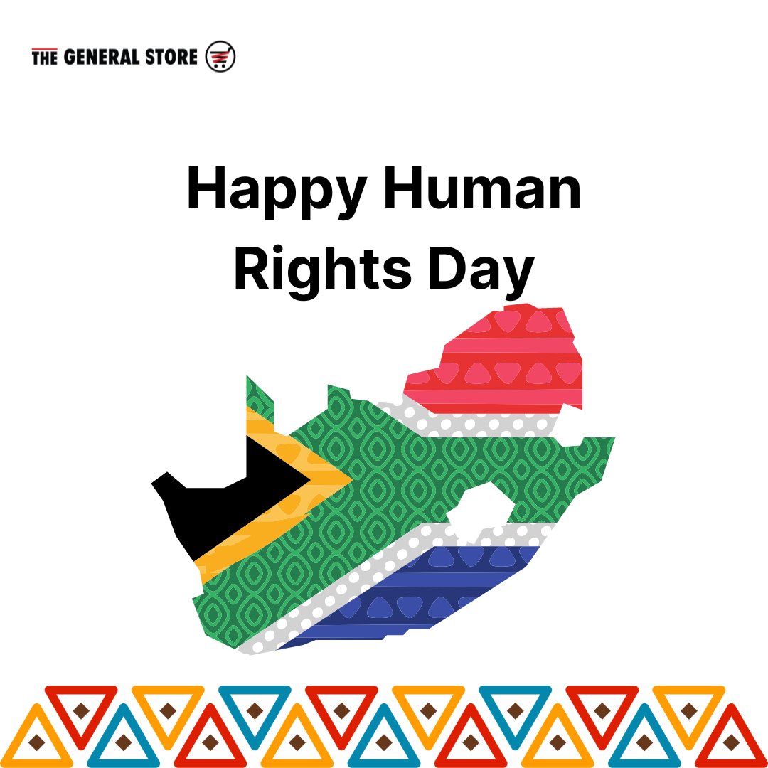Happy Human Rights Day from The General Store family! 🌟✨ Today, we honour the fundamental rights and freedoms of every individual. We wish all our valued customers a day filled with dignity, equality, and solidarity. Together, let's continue to champion human rights for all.