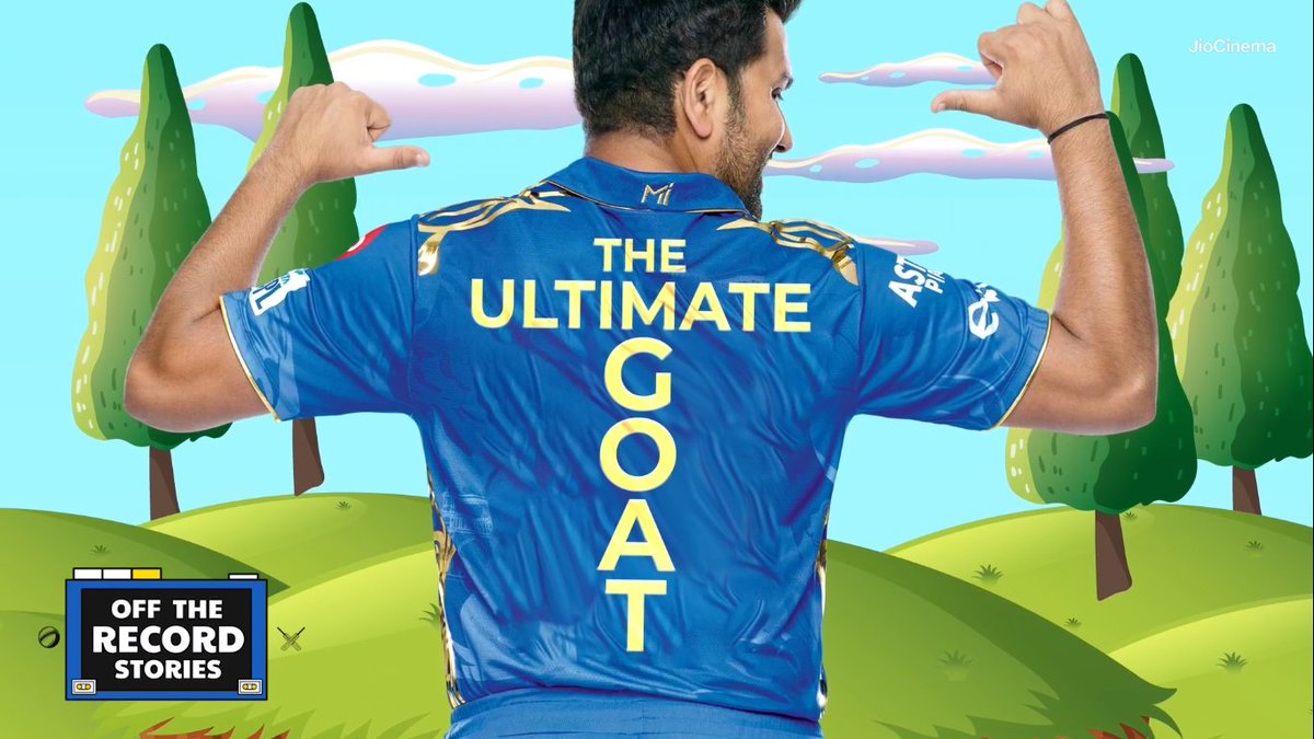 JIOCINEMA POSTER FOR ROHIT SHARMA...!!!!

- The Ultimate Goat. 🔥👌