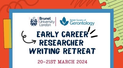 We hope all the ECRs attending the Writing Retreat at Brunel today and tomorrow have a great time! Looking forward to some productive writing time and making some new network connections! @Amy_Prescott @BruAgeingStu