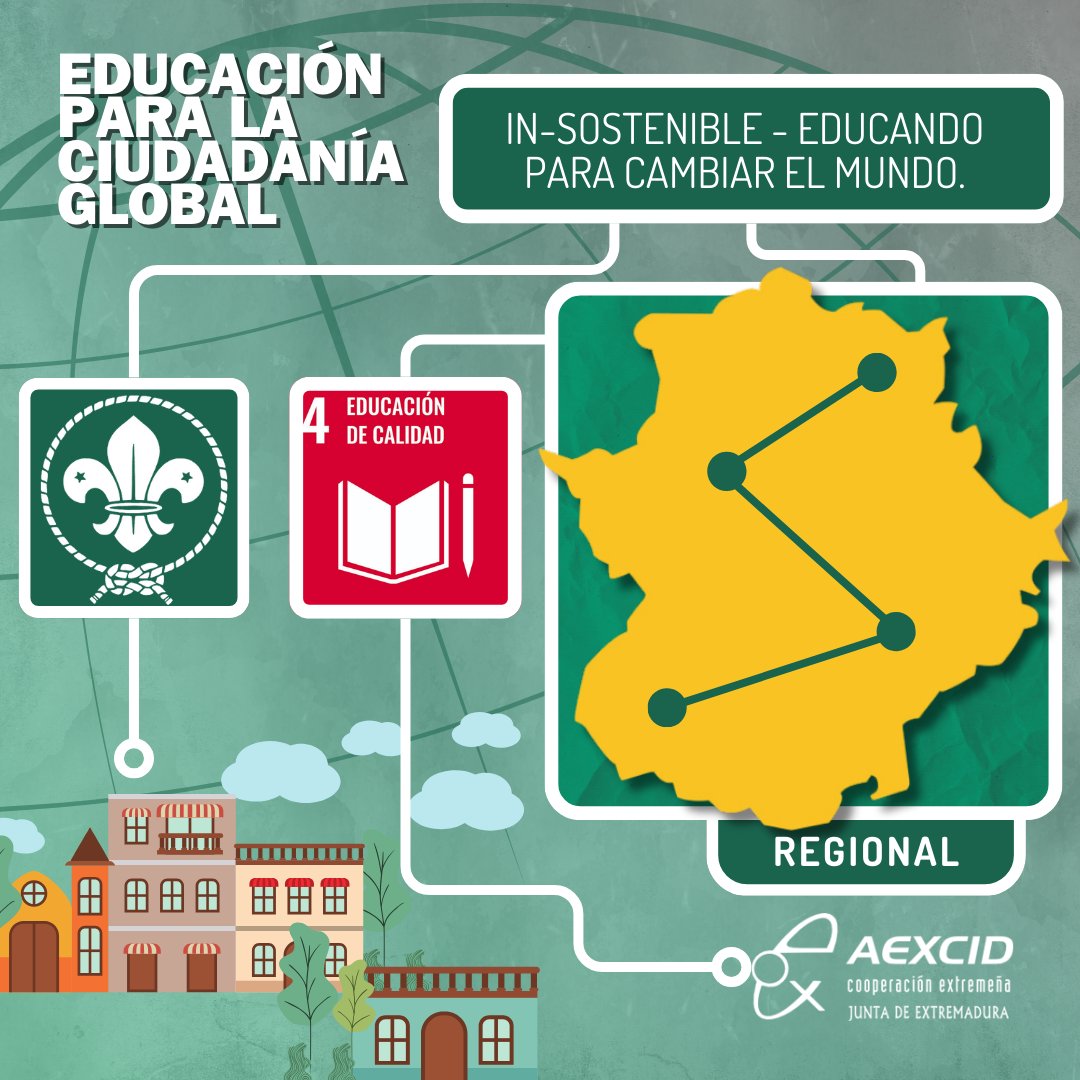 📚 De la mano de @ASDEEx impulsamos el proyecto #InSostenible que a través de recursos educativos y juegos interactivos acercará a población infantil y juvenil de #Extremadura la importancia de la #sostenibilidad y la #igualdad @Junta_Ex @presidenciaEXT #CooperacionExtremeña