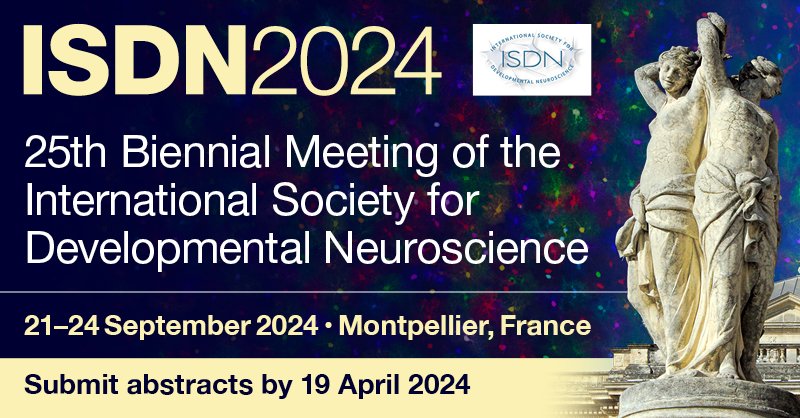 ISDNConference's tweet image. Abstract submission is open for #ISDN2024. Submit your #developmentalneuroscience abstracts by 19 April 2024. Prizes awarded to the best posters presented by trainees. View the full topics list and submit abstracts here: bit.ly/ISDN2024OA