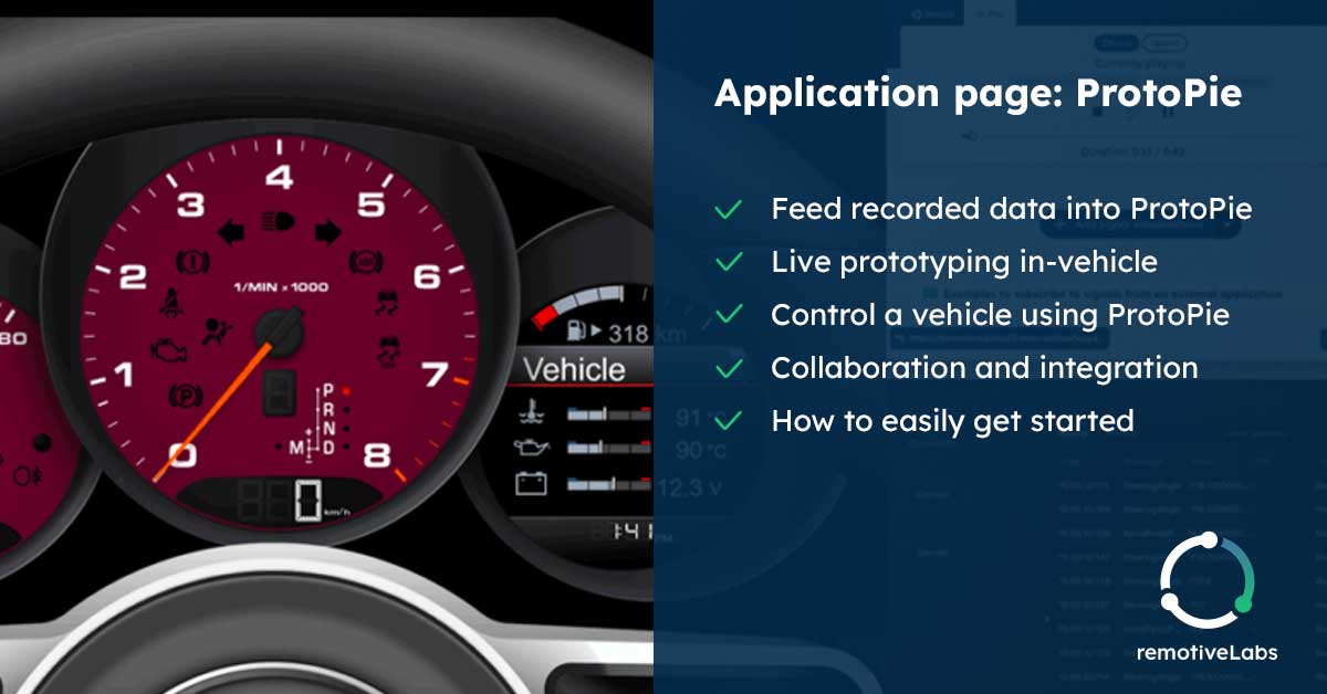 Combine RemotiveLabs & @ProtoPieApp for better, more relevant automotive prototypes faster! Learn what you can do and how to easily get started on this new ProtoPie applications page: remotivelabs.com/protopie/ #automotiveprototyping #infotainment #getstuffdone