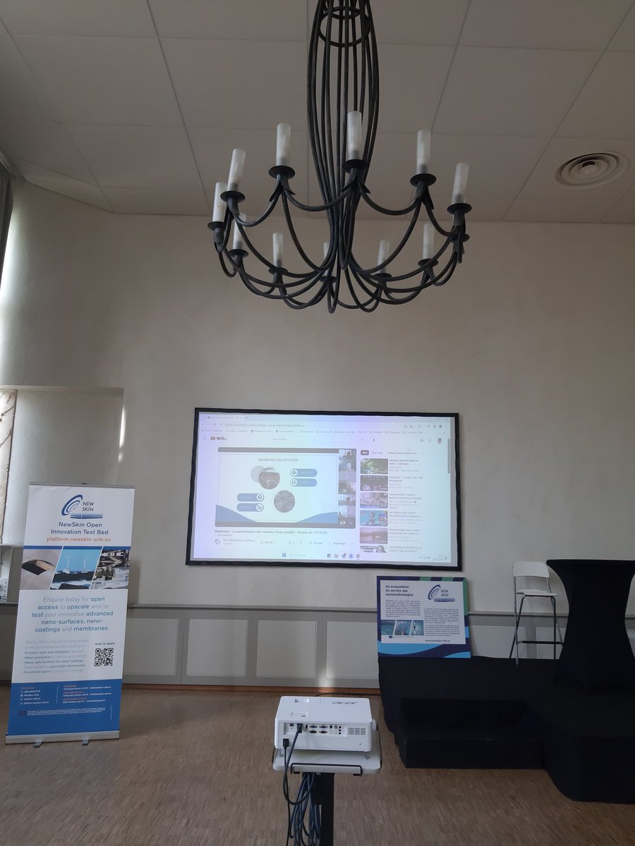 All setup and ready to go for NewSkin Water Days 2024 at Domaine de la Fontaine 
#H2020 #OITB