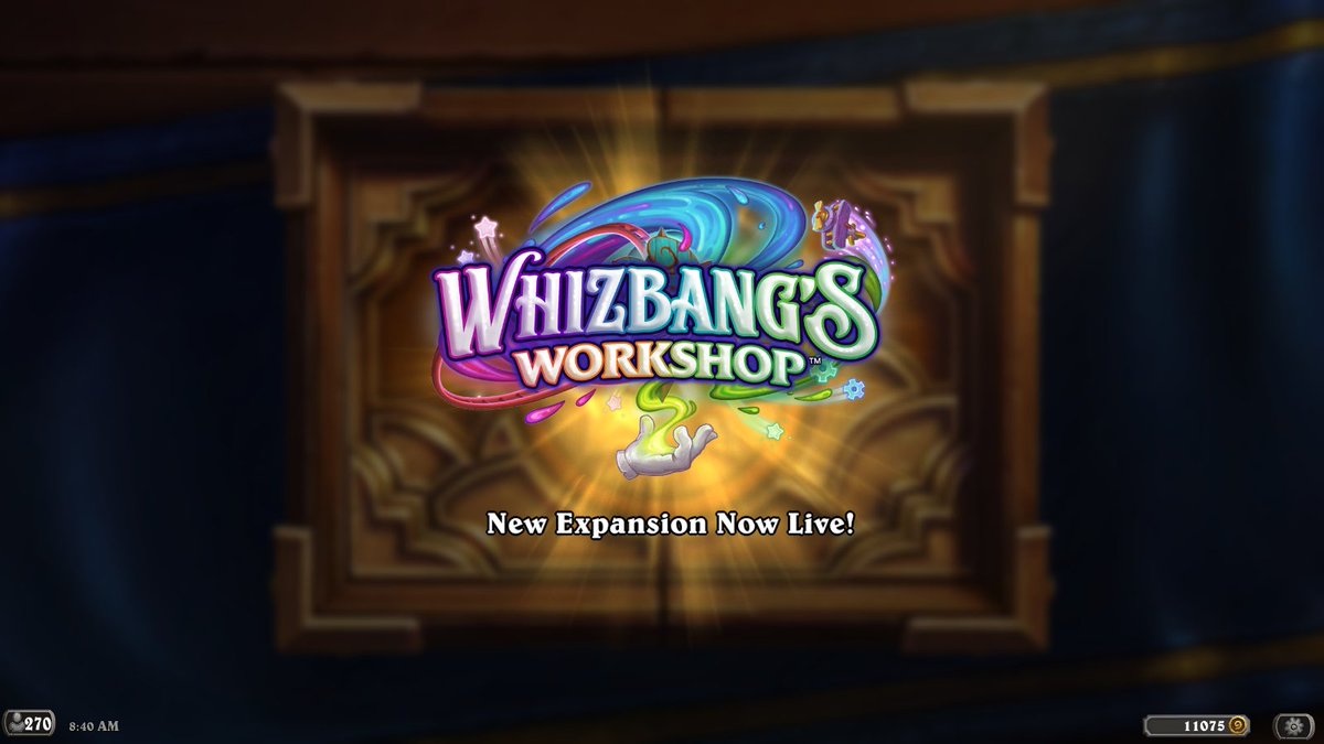 Whizbang's Workshop is live & to celebrate I'm live early on both Twitch & Youtube for an ALL DAY NEW EXPANSION STREAM! LETS BREAK THE META, WIZBANG'S WORKSHOP HERE WE GO!! 🔥🔥