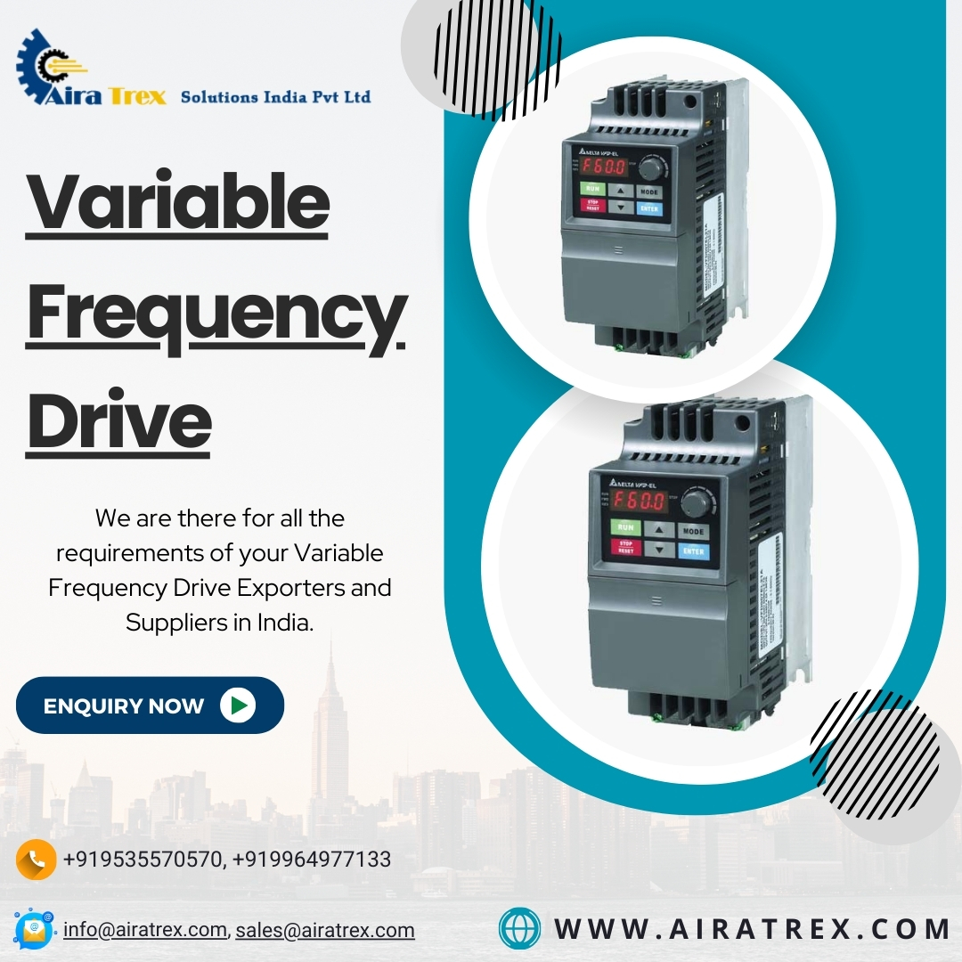 Revolutionizing industry with cutting-edge technology! 🚀 Proud to be among the leading Variable Frequency Drive Manufacturers, driving efficiency and innovation forward.
More Info:
📩 +919535570570
📲  info@airatrex.com

#VFD #VariableFrequencyDrive