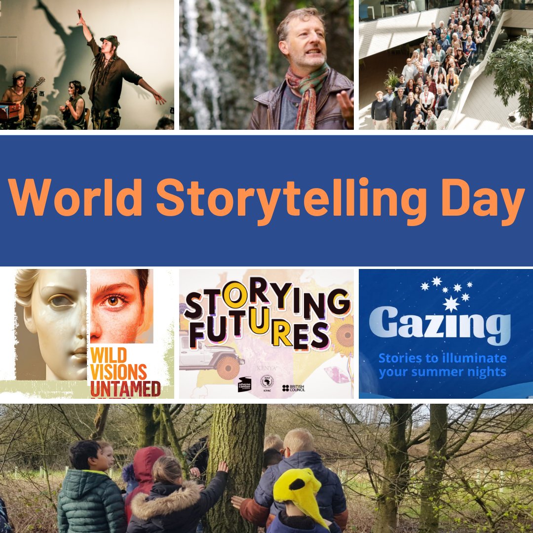 We are celebrating #WorldStorytellingDay and celebrating some of the wonderful stories that bring people and communities together. We want to celebrate some of the many people we are working with in storytelling right now and some of the exciting things that they are working on.