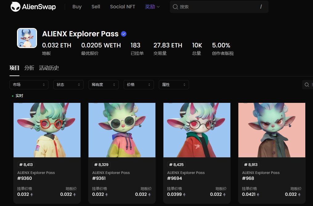 .<a href="/ALIENXchain/">ALIENX 👽⛓️</a> 是由 AlienSwap开发的高性能Layer3网络，与EVM兼容，支持BTC、ETH、ARB、SOl及NFT质押挖矿.OKX等机构参与融资，估值2亿
预计6月主网上线，即将开始社区空投 

🎁抽ALIENX Explorer Pass卡空投 X 2
✅关注<a href="/ALIENXchain/">ALIENX 👽⛓️</a> <a href="/Alienswap_cn/">Alienswap 中文</a>
✅点赞+转发+留EVM钱包地址