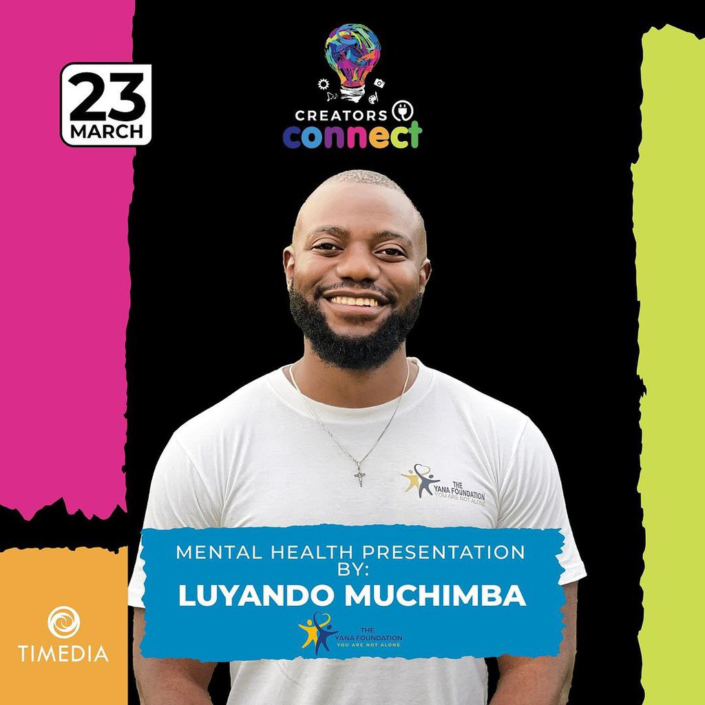 TiMediaZM's tweet photo. Exciting update! 

We’re honored to confirm @IAmCrui from @FoundationYana will have a presentation on social media and mental health at #CreatorsConnectZM 💡

Secure your tickets promptly to gain access to this invaluable session with this link: https://t.co/IBDmwurfBR https://t.co/JijMczFF3h