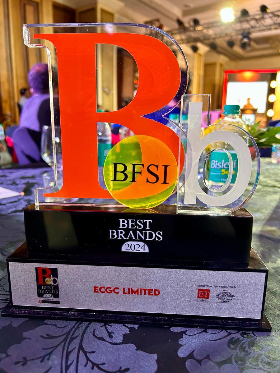 ecgclimited's tweet photo. ECGC awarded - ET Financial Frontiers : Best BFSI Awards 2024.

@DoC
@ETNOWlive https://t.co/OxF6DPOWZk