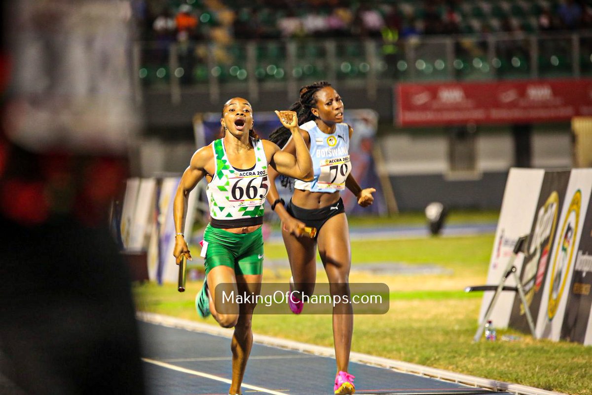 🇳🇬Team Nigeria Won Mixed 4x400m GOLD In Accra! Omolara Omotosho-Ogunmankinju Took A Break From Athletics To Start Her Family, Giving Birth To 2kids Before Returning To The Game. She’s Back Winning GOLD Medals For Her Country 💪 #AfricaGames #Stereogoddess