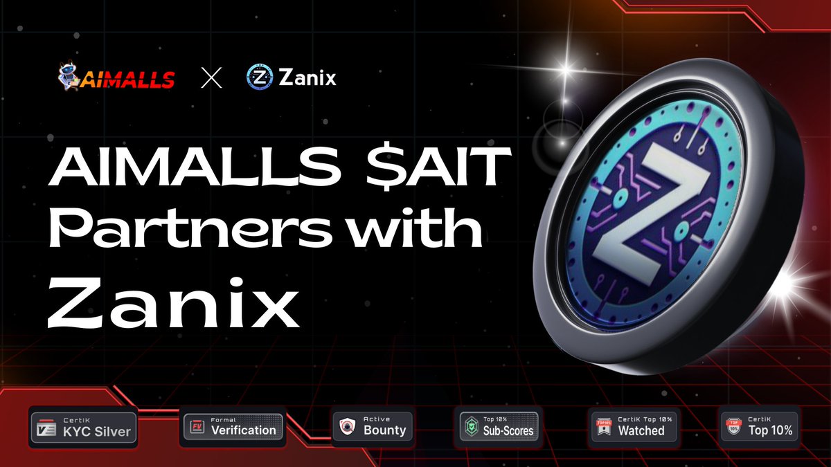 📢 AIMALLS and ZANIX Unveiling a Dynamic Partnership! 🚀

Zanix announces a groundbreaking partnership with @aimalls , With Zanix leading decentralized finance and AiMalls pioneering AI-powered shopping experiences, get ready for a revolutionary partnership that merges finance