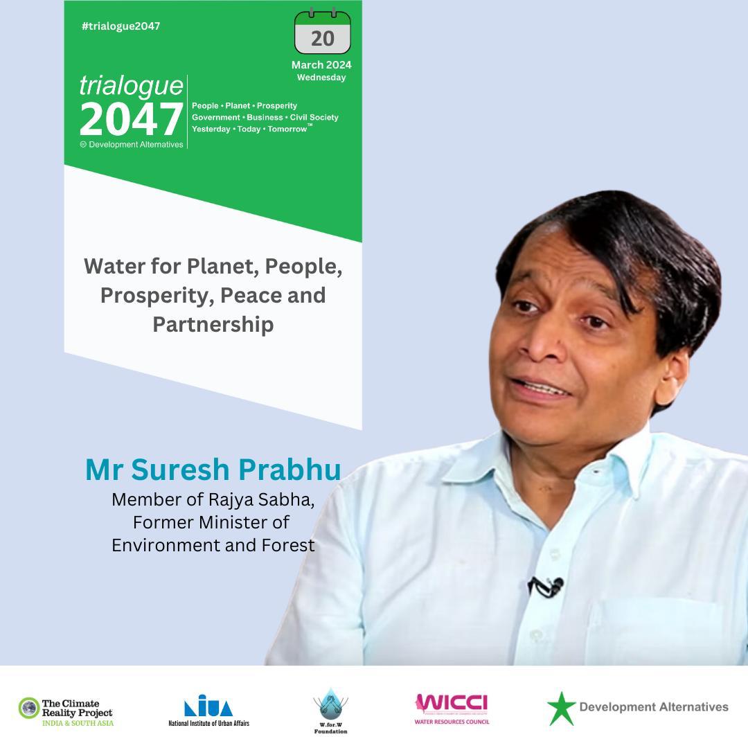 Will share insights on the vital role of water for our planet's sustainability, human well-being, economic prosperity, fostering peace, and building collaborative partnerships at Trialogue 2024. Water is not just a resource; it's a cornerstone of life and a catalyst for positive