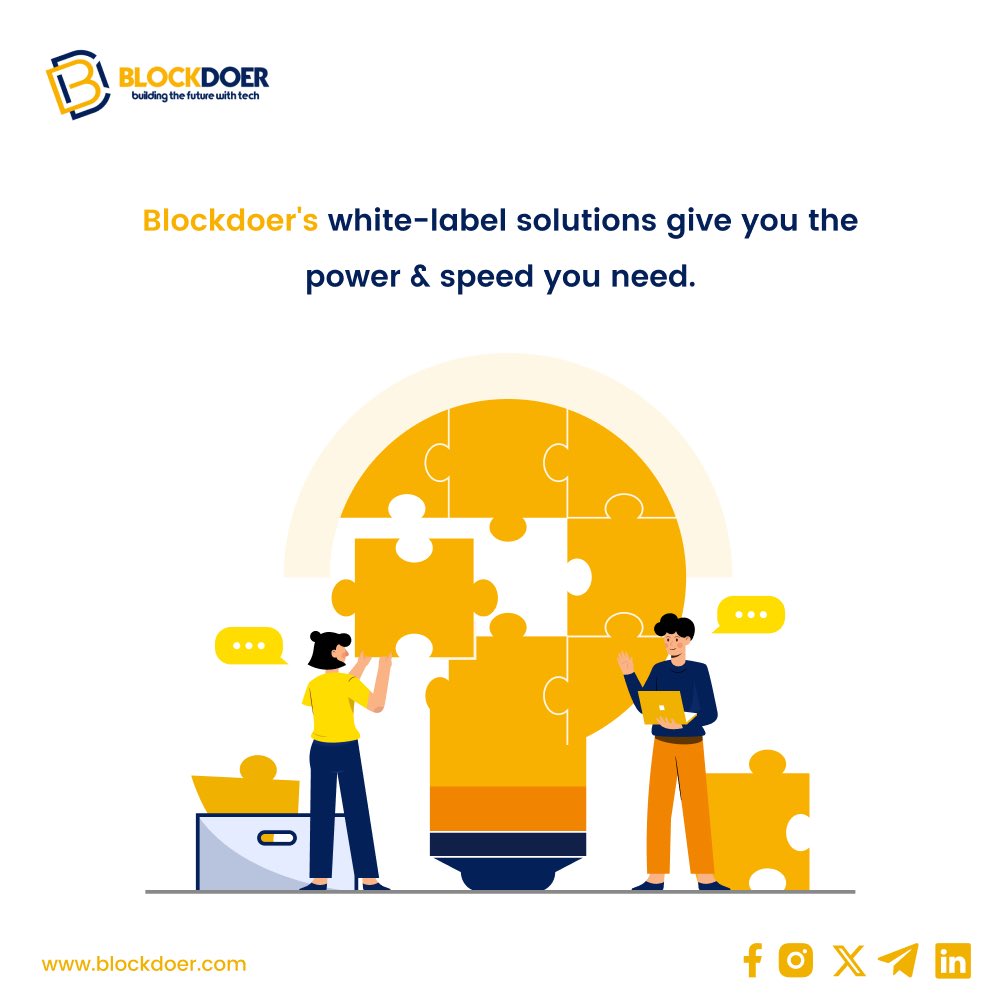 blockdoer's tweet image. In today&apos;s competitive market, standing out requires a unique brand experience. Blockdoer understands this. We provide businesses with customizable white-label solutions, allowing you to launch your own platform tailored to your specific needs.

#blockdoer #whitelablesolution
