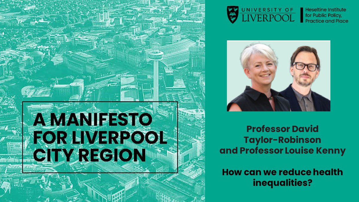 In their contribution, Professor David Taylor-Robinson and Professor @louiseckenny address the issue of health inequalities - a pressing issue in Liverpool City Region as outlined in the recent @lpoolcouncil Liverpool 2040 report.
