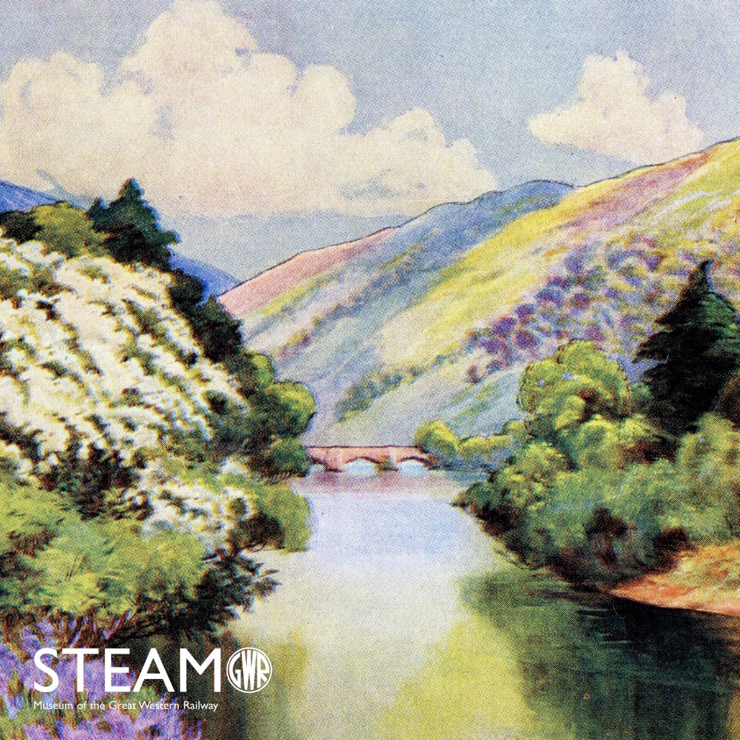 Happy First Day of Spring! 💐 This image of 'The Picturesque West Country' from 1924 is getting us in the spring spirit. This image comes from the comes from a souvenir booklet produced by the GWR to coincide with the 1924 British Empire Exhibition. l8r.it/1RFo