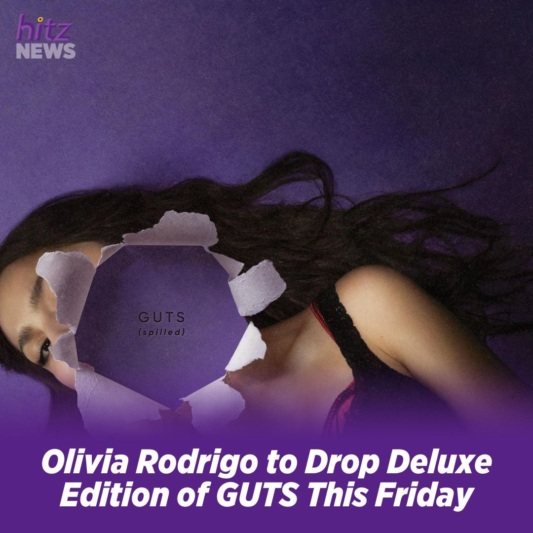 hitzdotmy's tweet image. 🚨 Olivia Rodrigo&apos;s dropping a deluxe edition of GUTS! 🚨 Get ready for 5 new tracks! 💥 #OliviaRodrigo #GUTS #DeluxeEdition #GUTSSpilledOut #HITZNews

[📸 oliviarodrigo]