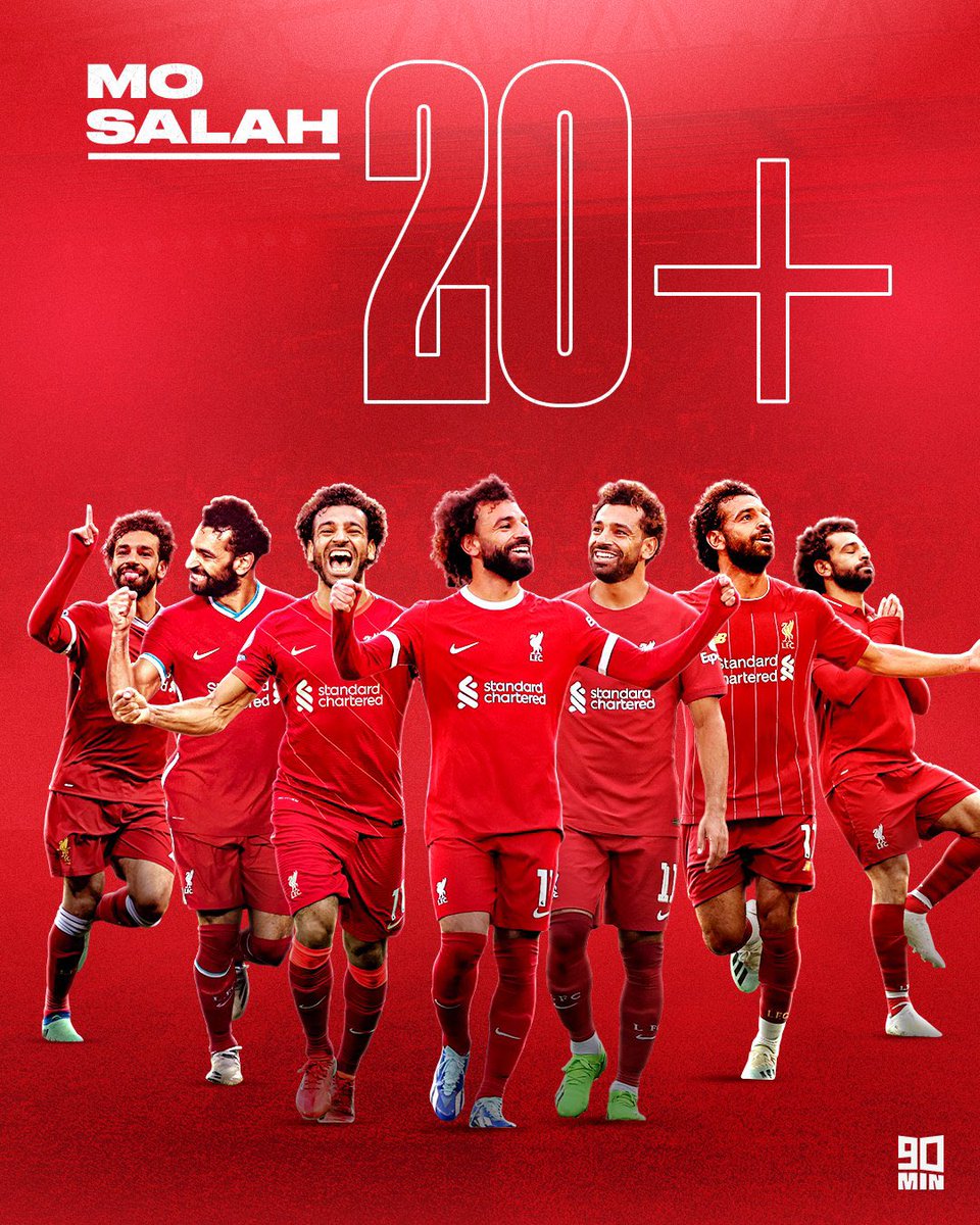 OptaJunia's tweet photo. 🚨 DID YOU KNOW 🚨 

Did you know that out of the 800+ players who have played for Liverpool, Salah stands as the only one to have scored 20 or more goals in seven consecutive seasons? https://t.co/doEzHkTy4P