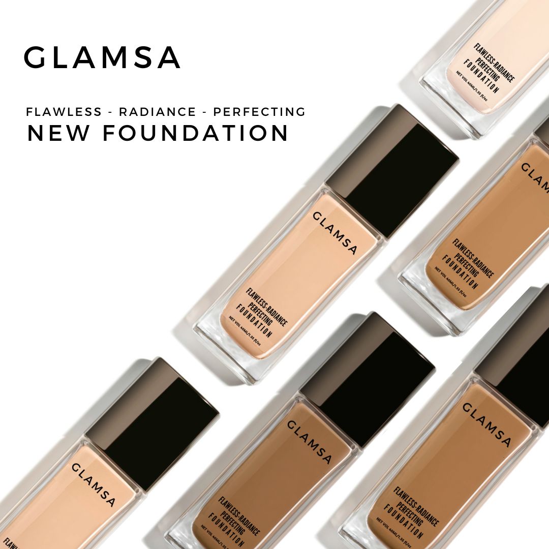 BRINGING TO YOU THE FLAWLESS RADIANCE PERFECTING FOUNDATION

#GlowingSkin #glamsaprofessional #glamsamakeup #glamsabeauty #makeup #makeupfoundation #beautyfoundation #glamsaskin #makeupturorial #makeuptime