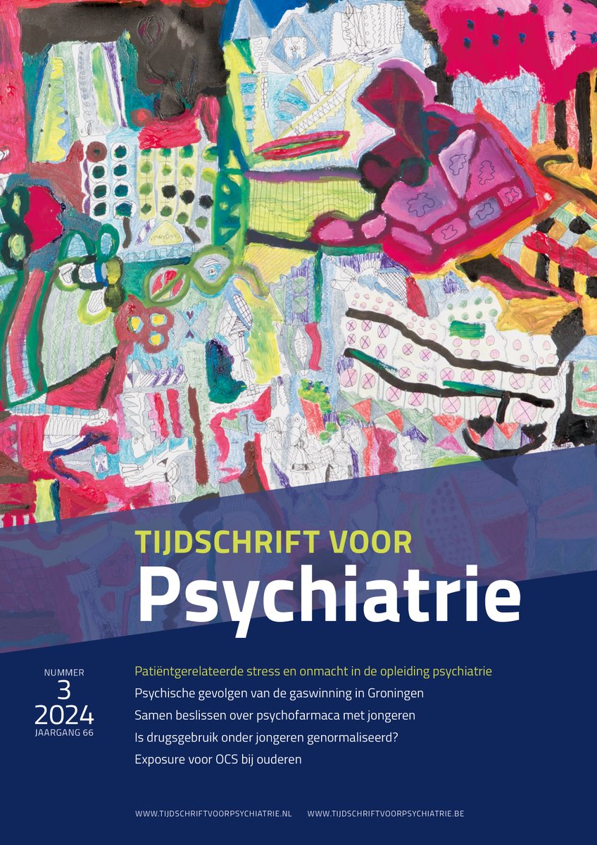 Het maartnummer van TvP staat online! 

In dit nummer o.a.: Normalisatie van drugsgebruik bij jongeren, samen beslissen over psychofarmaca, de psychische gevolgen van gaswinning in Groningen en exposure voor OCS bij ouderen.

Lees het nummer op: tijdschriftvoorpsychiatrie.nl/nl/tijdschrift…
